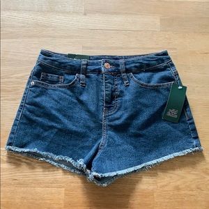 High Rise Jean Shorts
